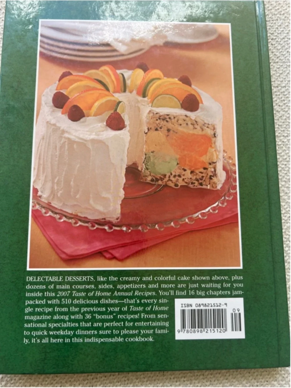 Taste of Home 2007 Annual Recipes Cookbook